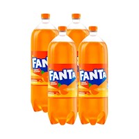 Gaseosa FANTA Naranja Paquete 4u Botella 3L